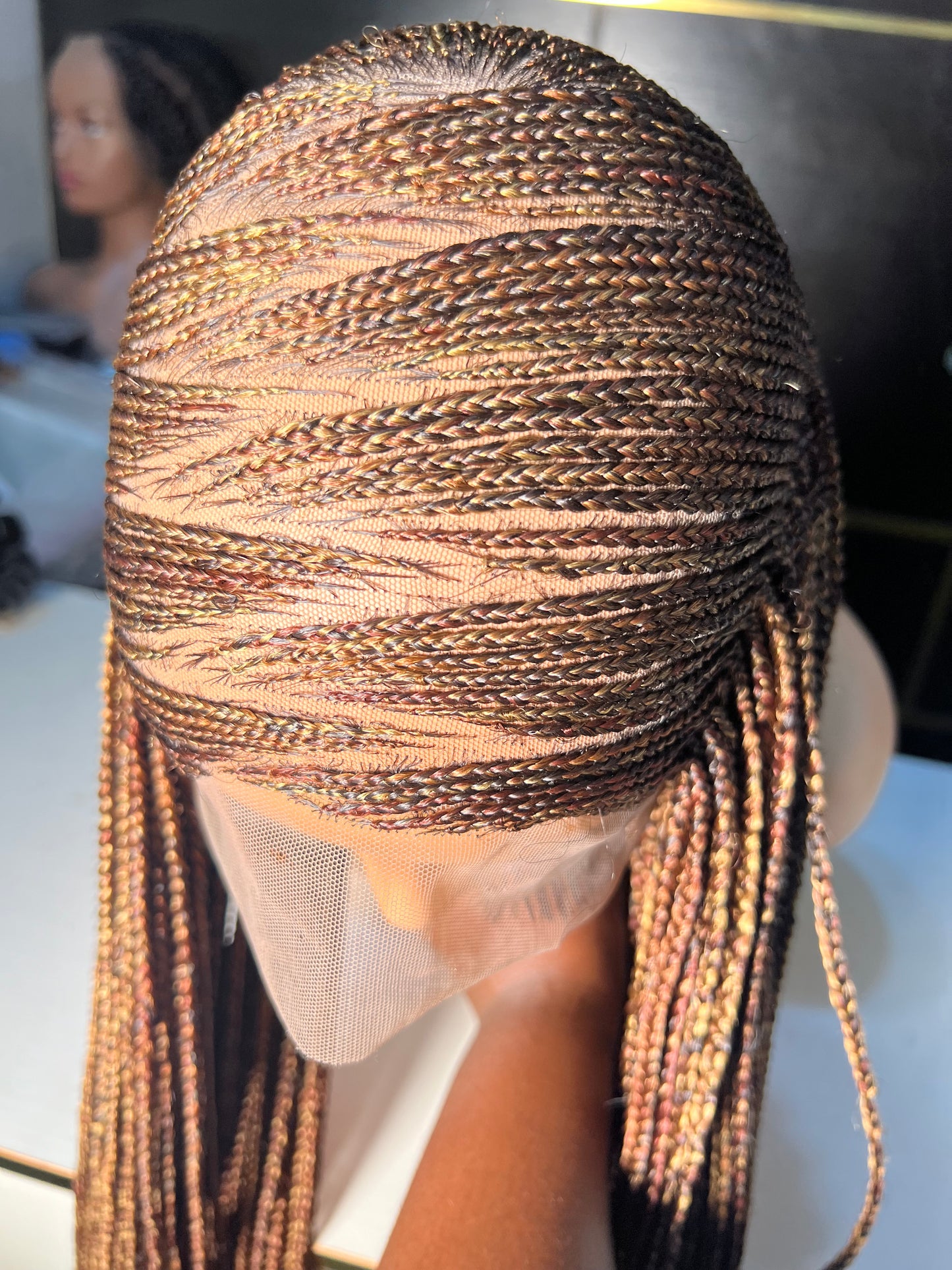 Shade multi color braid