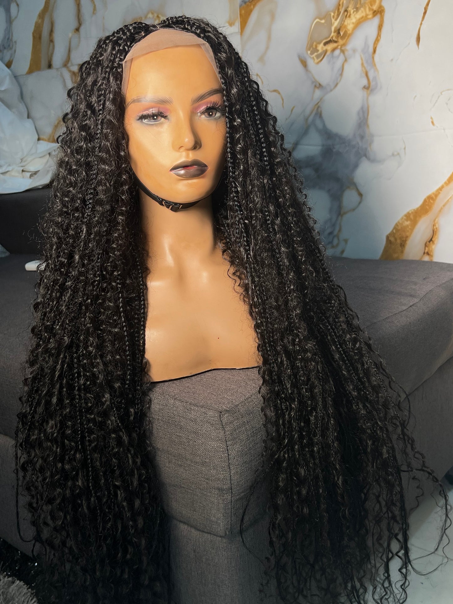 Human hair boho 30”