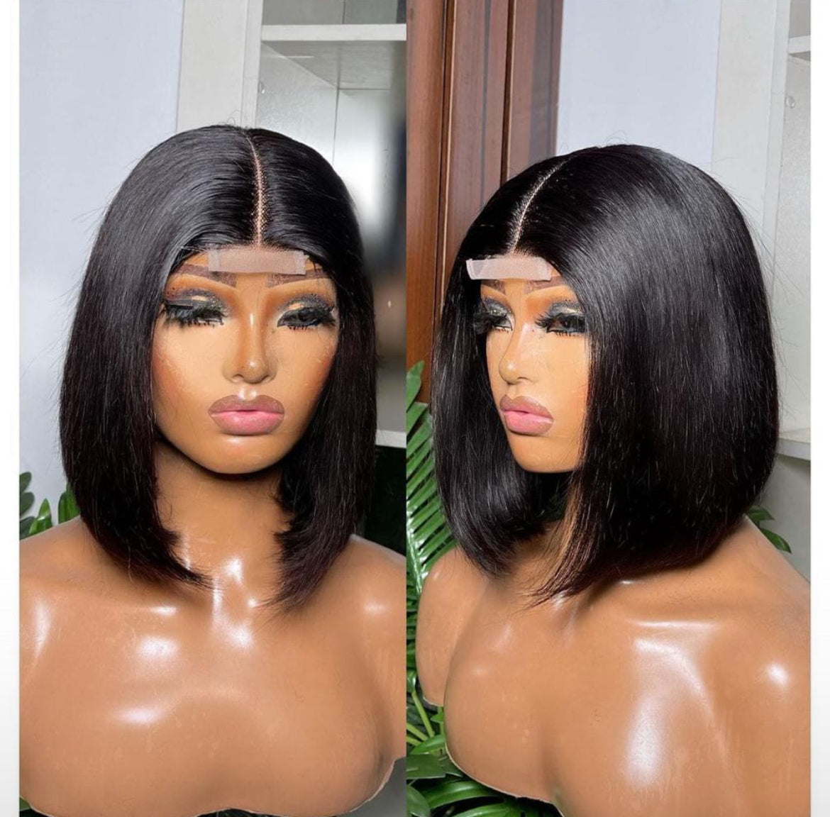 10 inch 2/6 Closure Synthetic Bob